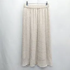 ◇ ⊂ green label relaxing グリーンレーベル シフォン フレア スカート サイズ表記なし ベージュ レディース E  【1408220040513】のサムネイル