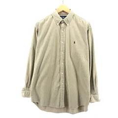 古着 ラルフローレン Ralph Lauren BLAIRE 長袖 ボタンダウン コーデュロイシャツ メンズXL/eaa378537