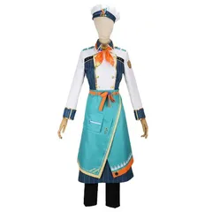 【お取寄せ商品！納期ご相談下さい！】コスプレ衣装 にじさんじ VTuber 風 渚トラウト 通常衣装