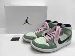 NIKE Women's AIR JORDAN 1 MID SE 'DUTCH GREEN' CZ0774-300　ナイキ ウィメンズ エアジョーダン1 ミッド SE　スニーカー　27.5cm