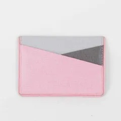 美品『USED』 フルラ カードケース レザー ピンク×グレー