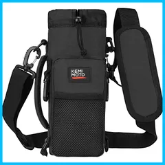 KEMIMOTO 水筒カバー 1リットル ペットボトルホルダー 保冷 保温 真空断熱 水筒かばー ショルダー 子供 ボトルケース メッシュポッケ付き 水筒ホルダー 手提げ 肩掛け 大容量 900ml-2000ml 調節可能な引き紐が付き 登山/通学／散歩/アウ