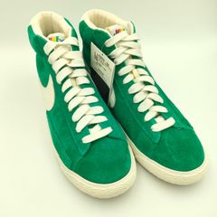 【新品】NIKE BLAZER MID PRM VNTG QS LUCID GREEN/SAIL US8 CM26 ナイキブレイザーミッド　グリーン　638322