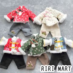 オビツ11　中華風トップス+ボトムス+ネックレス　民族衣装　ねんどろいどどーる
