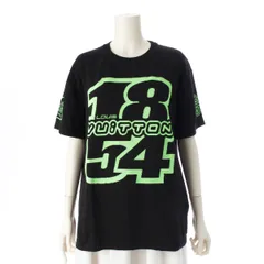 ルイヴィトン 22AW グラフィック クルーネック ニット 半袖Ｔシャツ トップス RM222 ZTD HNN78W ブラック グリーン S【中古】のサムネイル