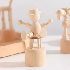 天然木　置物デク（木偶）可愛い　塗装DIY　インテリア小物