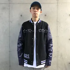 LEFLAH レフラー　レザースタジアムジャケット LEFLAH レフラー レザースタジアムジャケット LEFLAHリアル