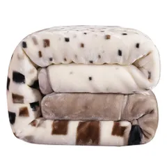 新品 [w.guan] 毛布 掛け布団 シングル ブランケット 厚手 衿付き ふわふわ あったか 静電防止 マイクロファイバー 柔らかく肌触り 洗える (チェック柄150)1