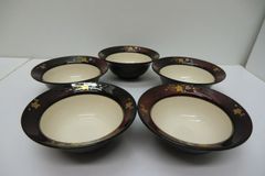 【未使用品】たち吉　すり鉢型　小鉢5客