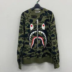 アベイシングエイプトレーナーシャーク アベイシングエイプ A BATHING APE スウェット トレーナー 長袖