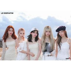 K-POP グッズ LE SSERAFIM ルセラフィム ラミネート加工 ハングル 反切表つき 下敷き オリジナル ピオナ 推し活 オタ活 勉強