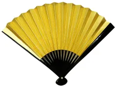 【人気商品】[きもの屋　さらさ] 金銀 リバーシブル 扇子 全長 約18cm 単品 ゴールド シルバー 礼装用 留袖用 黒留袖 末広 祝儀扇 結婚式