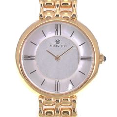 ミキモト MIKIMOTO 2P20-0530 パール ウォッチ クォーツ レディース 美品 R#141676