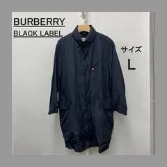 【古着】BURBERRY BLACK LABEL ライナー付コート Lサイズ