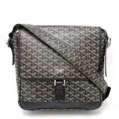 GOYARD ゴヤール グランブルーMM ショルダーバッグ メッセンジャーバッグ 斜め掛け コーティングキャンバス レザー ブラック 黒 ブラウン 茶のサムネイル