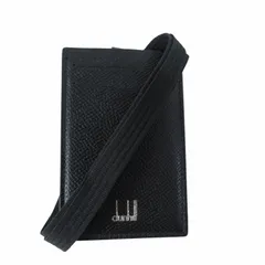 ダンヒル dunhill 美品 CADOGAN IDパス 定期入れ カードケース レザー 皮革 黒 ブラック