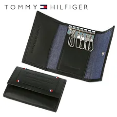 【訳あり】トミーヒルフィガー TOMMY HILFIGER キーケース 31TL17X015-001（0094-5641/01） ブラック （6キーホック） レザー 革 トミー シンプルのサムネイル