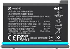 ＜ 新品 ＞Insta360 ONE X2 / CINOSBT/B インスタサンロクマル 並行輸入品 バッテリー容量:1630mAh 電圧制限:4.40V