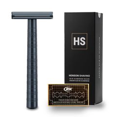 【特価商品】メーカー付HENSON SHAVING AL13 シェーバー AGGRESSIVEGREY 替刃5枚付 超深剃りモデル耐久性が高く、深剃り可能。さらに刺激がほしいという方におすすめ