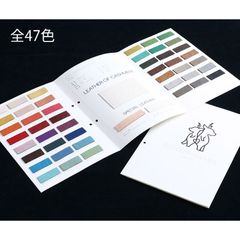エゾ鹿 エゾシカ 鹿革　サンプル帳　3つ折り/A4サイズ　受注生産(少しお時間頂きます)【ネコポス無料】