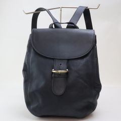 2402-37 コーチ 4134 オールド リュックサック COACH レザー製 濃紺