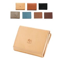 【訳あり】IL BISONTE【イルビゾンテ】 三つ折り財布 C0593 OUTLET（少々難あり）
