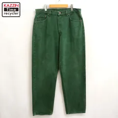90s USA製 vintage Levi's 554 カラー デニムパンツ メンズ 表記W36 L32サイズ