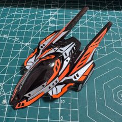 【職人技塗装】ミニ四駆 ポリカボディー アバンテ　アズール × ジンオウガ 職人技塗装】ミニ四駆 ポリカボディー アバンテ アズール × ジンオウガ