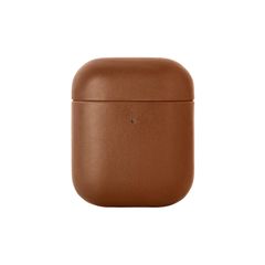 UNION Leather Case NATIVE for Airpods - イタリア製本革レザーケース 全面保護カバー ワイヤレス充電対応 - AirPods Gen 1 & Gen 2 対応 (Tan)