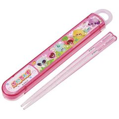 ぷにるんず 箸＆箸箱セット 抗菌 食洗機対応 スライド お弁当用カトラリー おさんぽ キャラクター スケーター