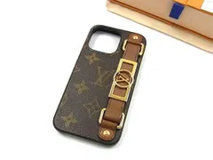■美品■ LOUIS VUITTON ルイヴィトン  M81214 モノグラム バンパー ドーフィーヌ iPhone13Pro スマホケース ブラウン系 FJ5641