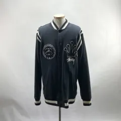 Stussy 80s スタジャン XL STUSSY ステューシー 80s Rasta Stadium Jacket 80年代初期タグ