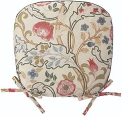 ダイニングシートクッション：ウィリアム・モリス William Morris マリーイザベル Mary Isobel (LN1725) 45×43cm