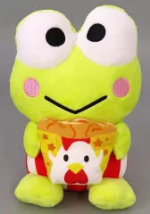 【中古】ぬいぐるみ 4.けろけろけろっぴ＆からあげくん ぬいぐるみ 「サンリオ当りくじ からあげクン×サンリオキャラクターズ当りくじ」