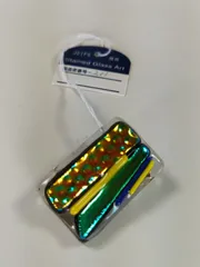 ステンドグラス　ガラスのブローチ