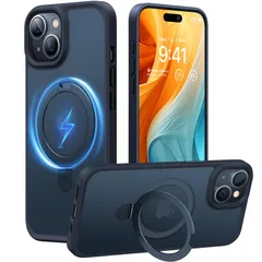 【色: ブラック】TORRAS iPhone15 専用 ケース MagSafe対