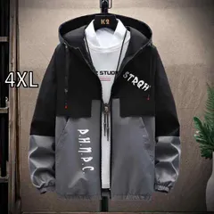 [4XL]メンズ  服  シンプル ファッション オシャレ 大人 かっこいい 大きいサイズ ストリート 紳士服 カジュアル ジャケット フード ワークジャケット 薄手 秋服