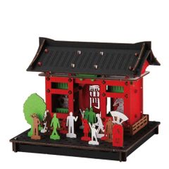 hacomo 浅草 浅草寺 雷門 風神雷神門 玩具 おもちゃ 組立式 工作 ダンボール クラフト 小学生 春休み GW 夏休み 冬休み 宿題 工作キット インテリア PUSUPUSU プスプス