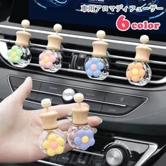 車用アロマディフューザー 車用アロマボトル 車用芳香剤ボトル 車内装飾 車用アクセサリー 車関連雑貨 カー用品 小型 コンパクト 小さめ クリップ 瓶