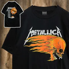 ⭐︎ メタリカ METALLICA 太陽 スカル ファイア フレイム 黒 バンド Tシャツ ロック パンク メタル ライブ ツアー 古着 デザイン プリント ビンテージ ヴィンテージ vintage 2502   2980 p10