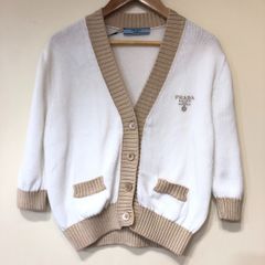 プラダ クロップド コットン カーディガン(2100140000001822)
