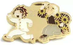 【中古】バッジ・ピンズ 竈門炭治郎＆鋼鐵塚蛍 「鬼滅の刃 ピンズコレクション ゆるパレット 其ノ壱」