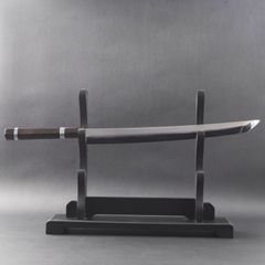 尺300mm 柳刃包丁 墨流しダマスカス　黒檀八角柄　刺身包丁 和包丁、 柳刃包丁 尺（刃渡り300mm）ダマスカス鋼 本刃付け 和包丁 刺身