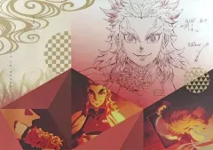 【中古】マグカップ・湯のみ 煉獄杏寿郎(うまい!) 特製原画紙製ランチョンマット 「テレビアニメ 鬼滅の刃 無限列車編×ufotable DINING」 来店特典