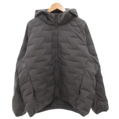 ユニクロ UNIQLO WARM PADDED パフテックパーカ ジップアップ フード 中綿ジャケット 3XL グレー 311-464021 /GV