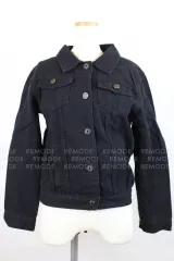 ブラックデニムジャケット