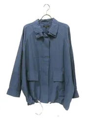 【未使用】【新古品】Reflect　 リフレクト　スタンドカラージャケット　ブルー系　フリーサイズ　手洗いOK　オールシーズン＿S23＿セルモアから出品＿s-0706-r23