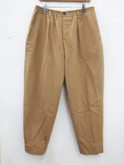 MARNI マルニ PUMU0017U1 TW839 22AW ウールトロピカル シャーリング1Pテーパードパンツ　50