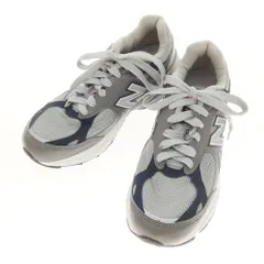 【中古】ニューバランス NEW BALANCE M990GJ3 USA製 スニーカー グレーxネイビー【サイズ26cm】【メンズ】