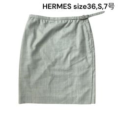 HERMÈS エルメス ベージュ スリット入り スカート 春 夏 秋 - メルカリ